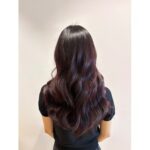 イルミナカラーでこっくり赤紫！