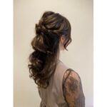 ハーフアップ　【大塚礼乃】