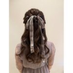 ハーフアップ　【大塚礼乃】