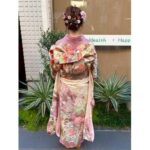 成人式　振袖　着付け　【大塚礼乃】